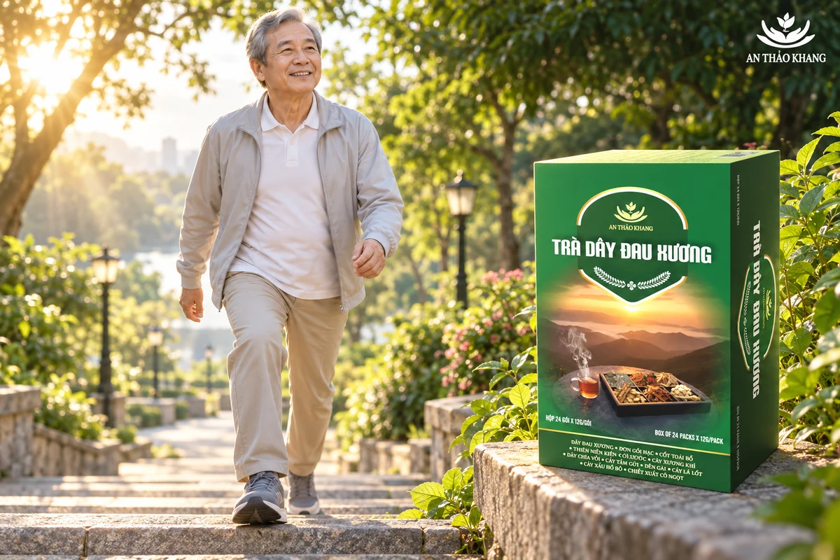 Trà Dây Đau Xương An Thảo Khang: Giải Pháp Tự Nhiên Dọn Dẹp "Phong Thấp" Cho Hệ Vận Động – An Thảo Khang