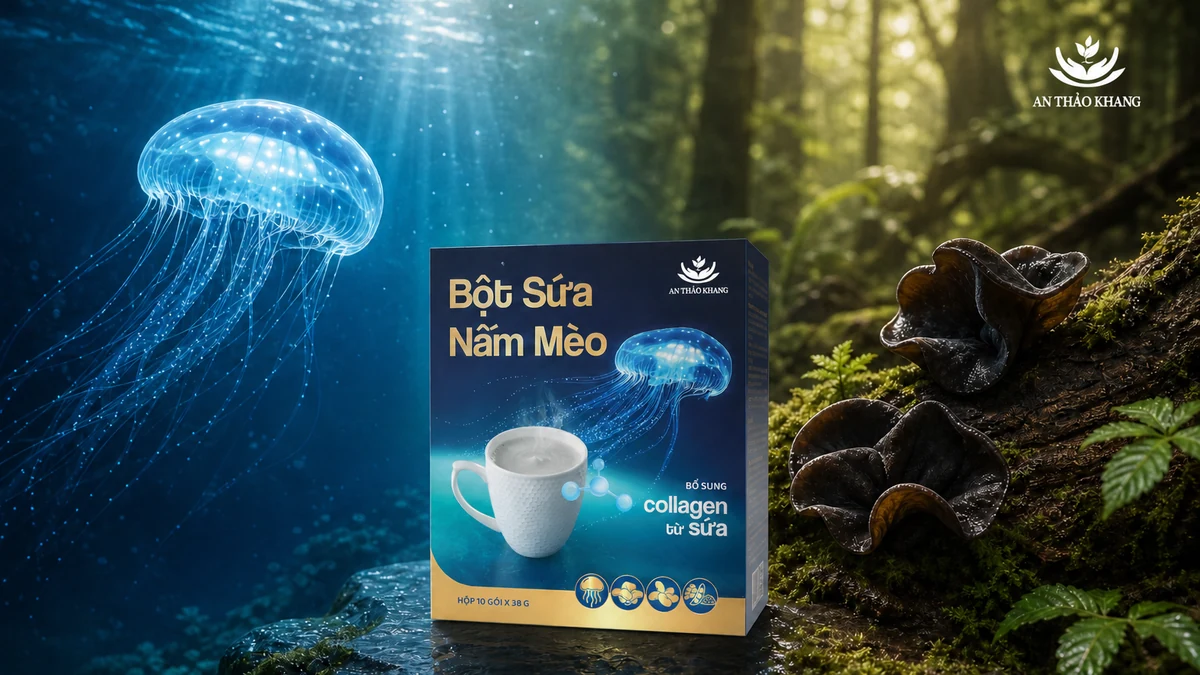 Bột Sứa Nấm Mèo: Sự Kết Hợp Hoàn Hảo Từ Biển Cả Và Núi Rừng – An Thảo Khang
